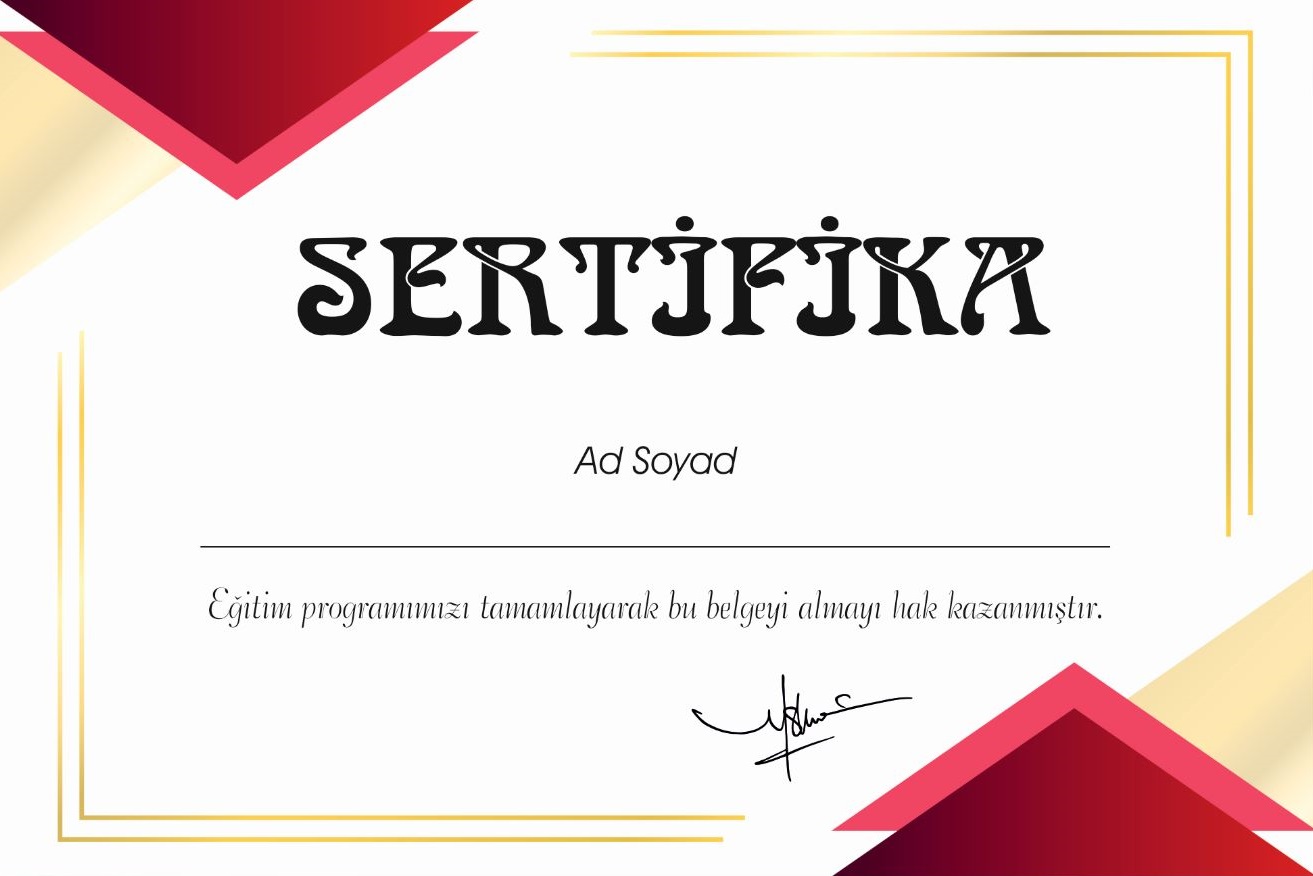 Sertifika 1